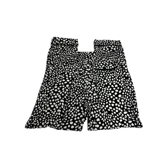 Zara Trafaluc black and white print pull on pants size M - Picture 11 of 15